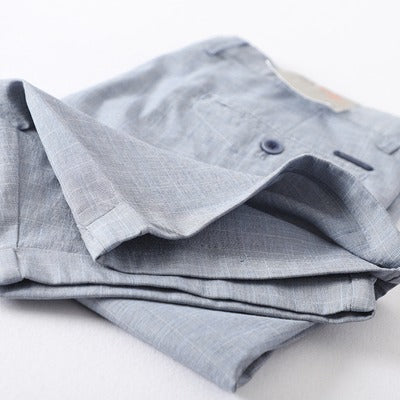 Importé - Short Culotte Homme Décontracté A Carreaux Costume En Stretch