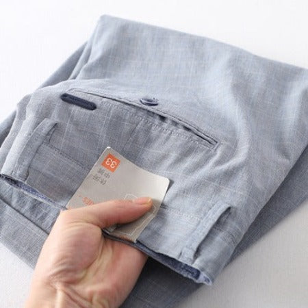 Importé - Short Culotte Homme Décontracté A Carreaux Costume En Stretch