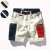 Importé - Short Culotte Homme Décontracté Multi-Poches Style Tendance