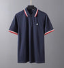 Importé - T-Shirt Polo Homme Décontractée Manches Courtes Bleu