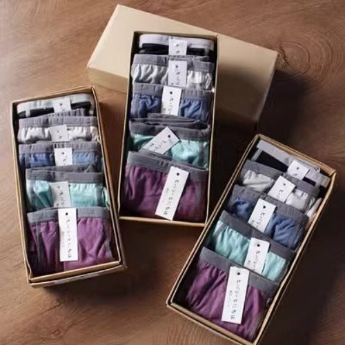 Importé - Lot 5 Boxer Coton Sport Homme Sous-Vêtement