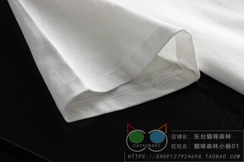 Importé - T-Shirt Col Rond Hommes Décontractés Manches Courtes