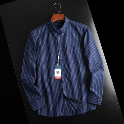 Importé - Chemise Homme A Carreaux Décontractée Manches Longues