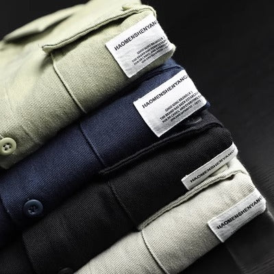 Importé - Chemise Homme Décontractée À Manches Longues Tendance