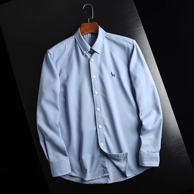 Importé - Chemise Homme Brodée À Manches Longues