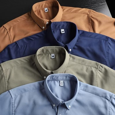 Importé - Chemise Homme Brodée À Manches Longues