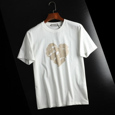 Importé - T-Shirt Col Rond Hommes TendanceManches Courtes Édition limitée