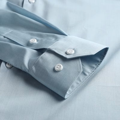 Importé - Chemise Homme  Tendance A Manches Longues Couleur Unie