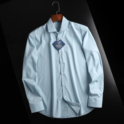 Importé - Chemise Homme  Tendance A Manches Longues Couleur Unie