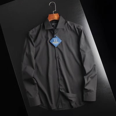 Importé - Chemise Homme  Tendance A Manches Longues Couleur Unie