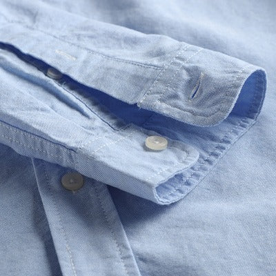 Importé - Chemise Homme Décontractée A Manches Longues 100 % Coton