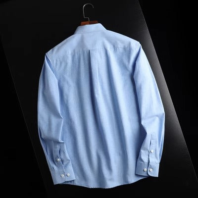Importé - Chemise Homme Coton Oxford A Manches Longues