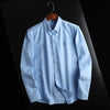 Importé - Chemise Homme Coton Oxford A Manches Longues