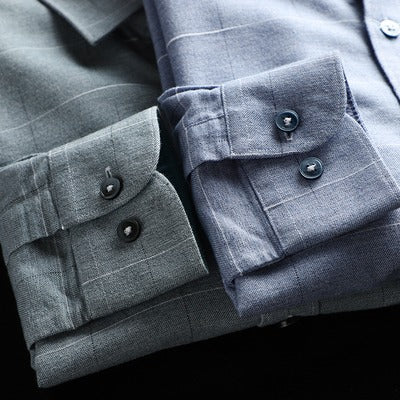 Importé - Chemise Homme Décontractée A Manches Longues