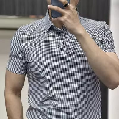 Importé - T-shirt Polo Homme Elégant Manches Courtes