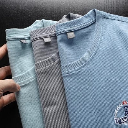 Importé - T-Shirt Hommes Décontractés Manches Courtes