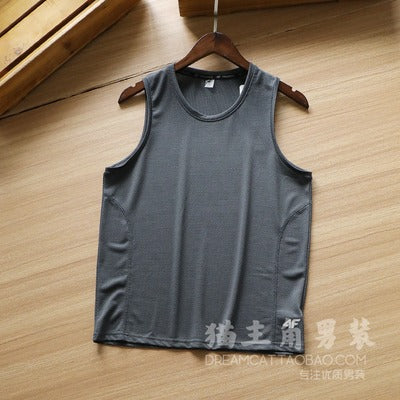 Importé - T-Shirt Col Rond Décontracté Sans Manches En Maille