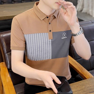 Importé - T-Shirt Polo  Homme Design Tendance Manches Courtes