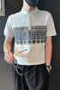 Importé - Polo Homme Manche Courte Motifs Ethniques