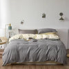Importé - Ensemble Couette + Drap de Lit + 2 Taie En Microfibre 4 Pièces