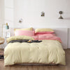 Importé - Ensemble Couette + Drap de Lit + 2 Taie En Microfibre 4 Pièces