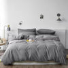 Importé - Ensemble Couette + Drap de Lit + 2 Taie En Microfibre 4 Pièces