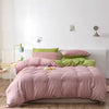 Importé - Ensemble Couette + Drap de Lit + 2 Taie En Microfibre 4 Pièces