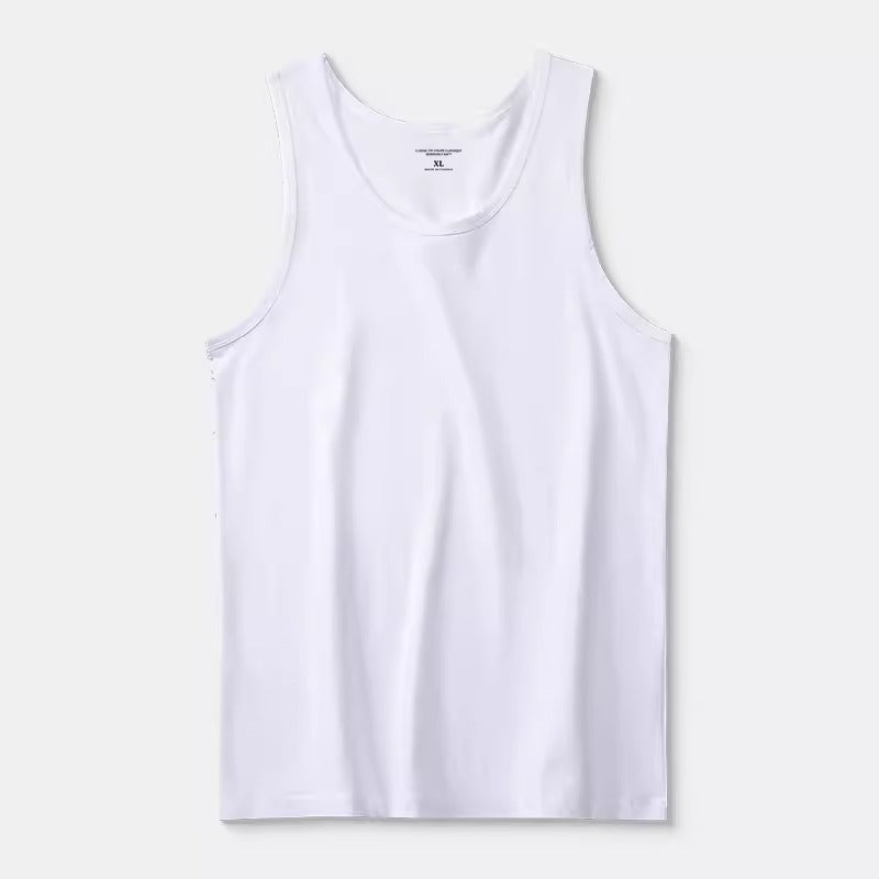Importé - Lot de 3 T-Shirt Gilet Décontractés Sans-Manches En Pur Coton