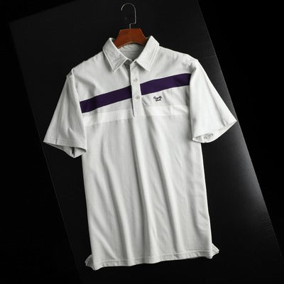 Importé - Polo T-Shirt Homme Rétro Manches Courtes