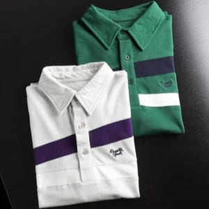 Importé - Polo T-Shirt Homme Rétro Manches Courtes