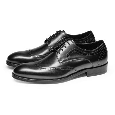 Importé - Chaussure Homme Mocassin Britannique Rétro En Cuir Véritable