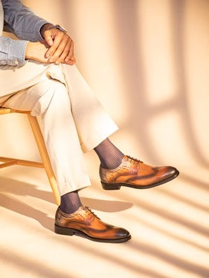 Importé - Chaussure Homme Mocassin Britannique Rétro En Cuir Véritable