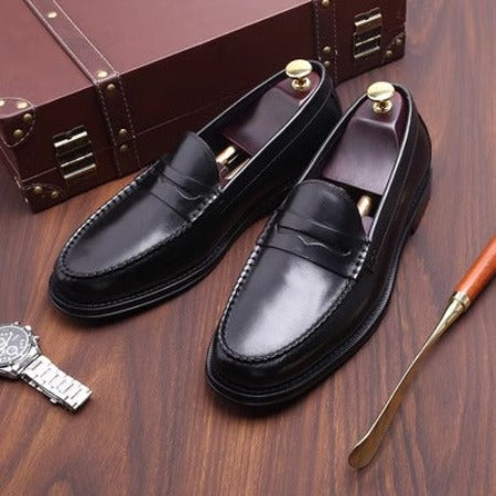 Importé - Chaussure Cuir Mocassin Homme Britannique