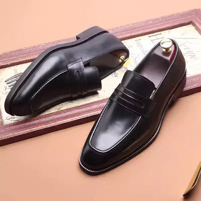 Importé - Chaussure Homme Mocassin Rétro Confortable 100% Cuir