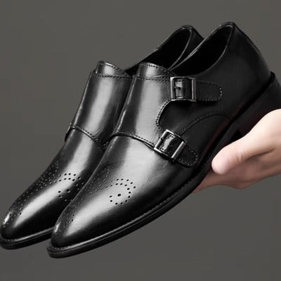 Importé - Chaussure Homme Mocassin Richelieu en Cuir
