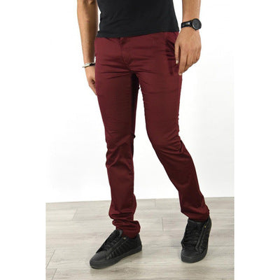 Importé - Pantalon Homme Slim Confortable Micro Élastique