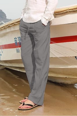 Importé - Pantalon Homme Confortable En Lin