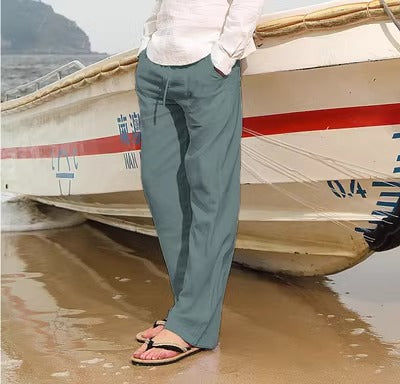 Importé - Pantalon Homme Confortable En Lin