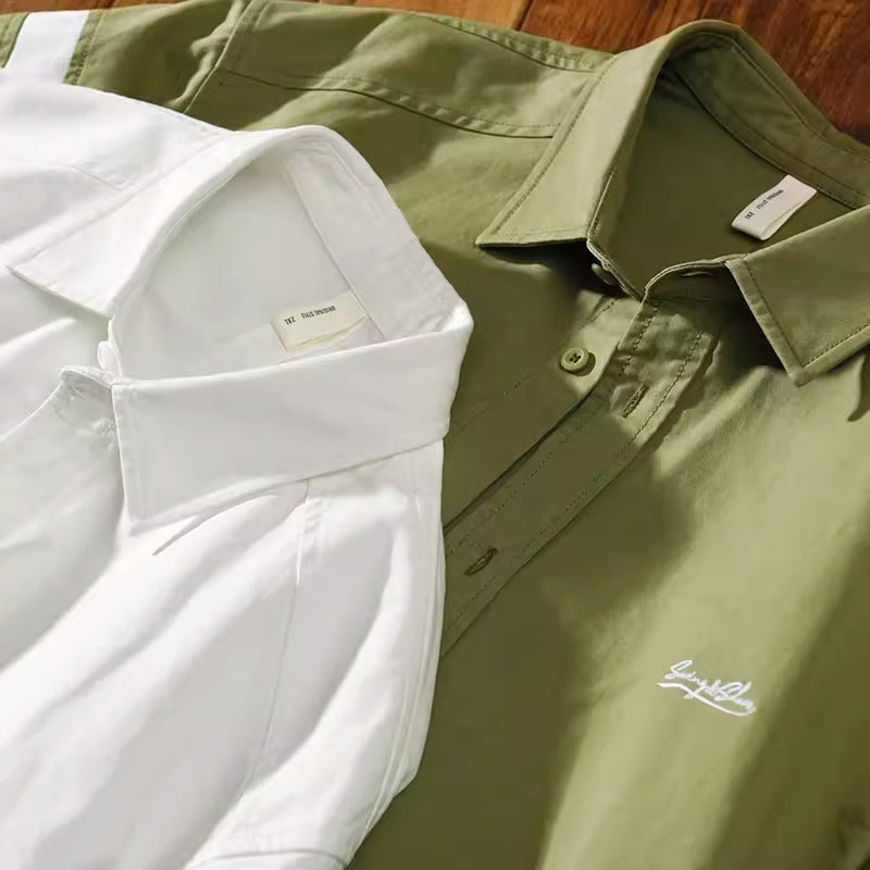 Importé - Chemise Pur Coton Homme Manches Longues