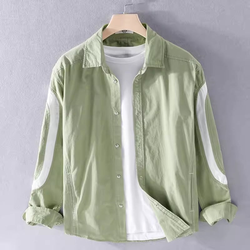 Importé - Chemise Pur Coton Homme Manches Longues