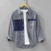 Importé - Chemise Pure Coton À Rayures Homme Manche Longue