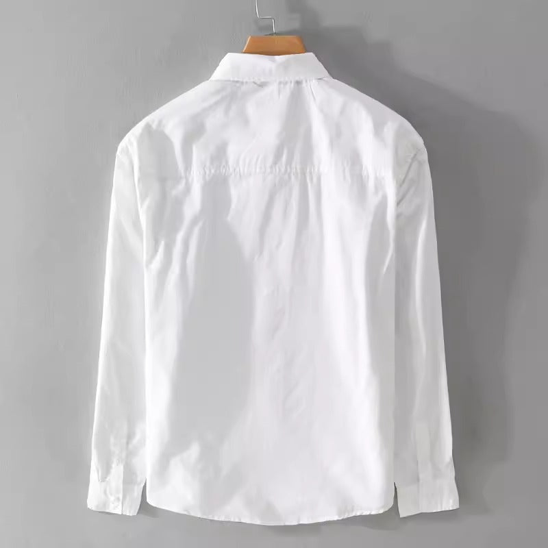 Importé - Chemise Homme Pur Coton Manches Longues