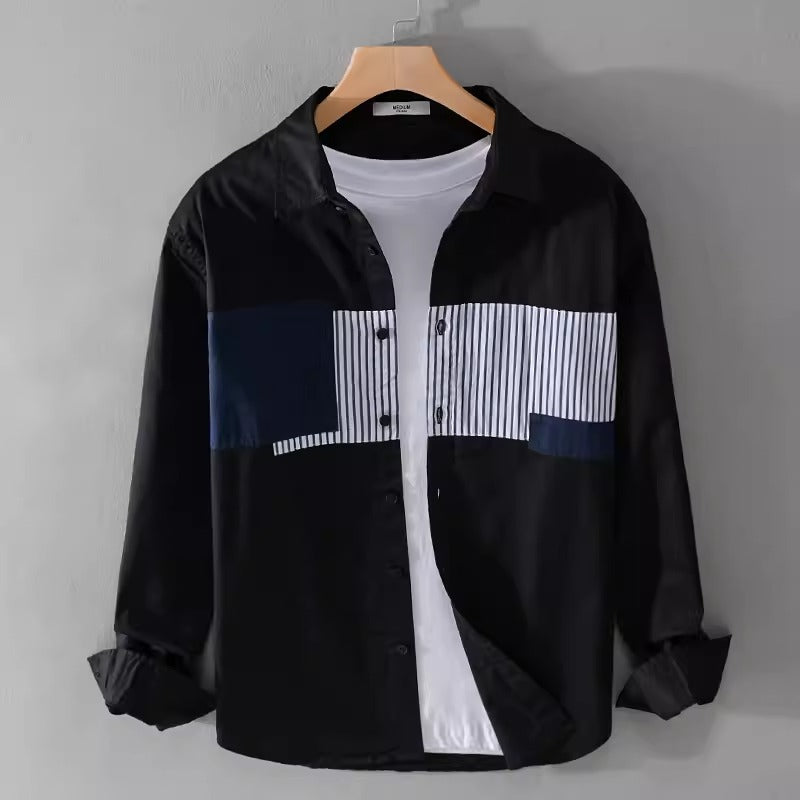 Importé - Chemise Homme Pur Coton Manches Longues