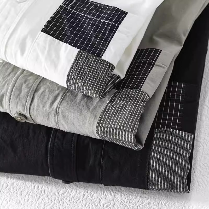 Importé - Chemise Homme Pur Coton Décontractée Manches Longues