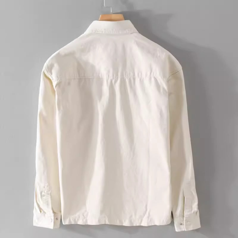 Importé - Chemise Veste Homme En Coton 100%  Manches Longues