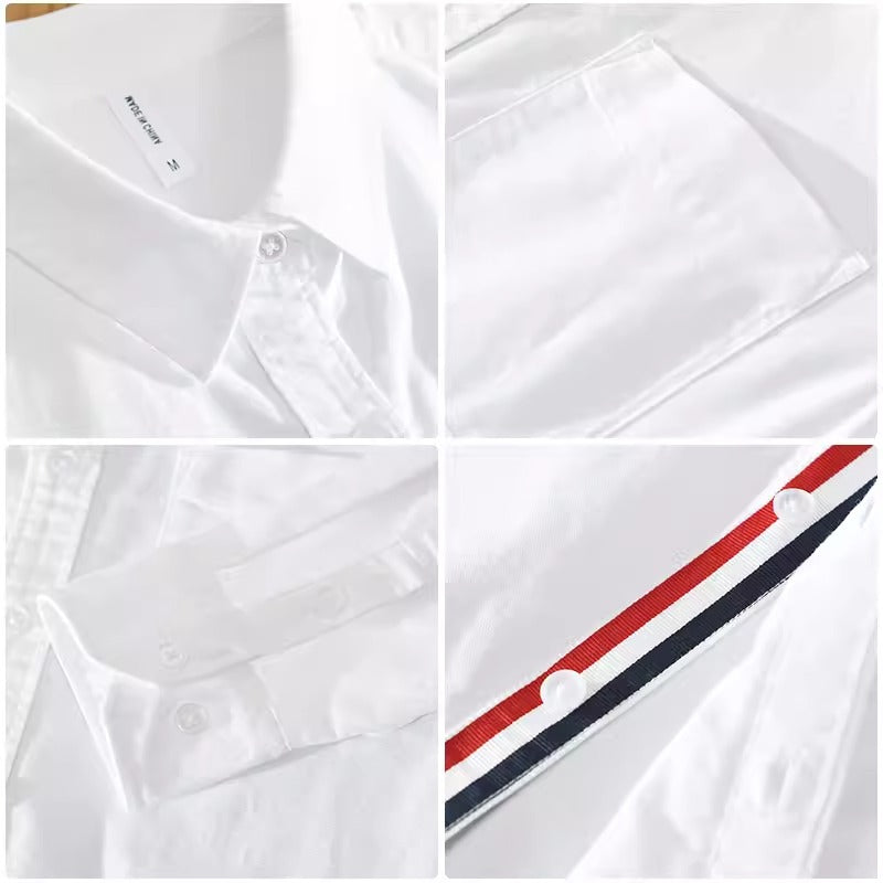 Importé - Chemise Oxford Pur Coton Homme Manches Longues