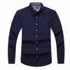 Importé - Tommy Chemise Oxford Pur Coton Homme Manches Longues