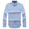 Importé - Tommy Chemise Oxford Pur Coton Homme Manches Longues