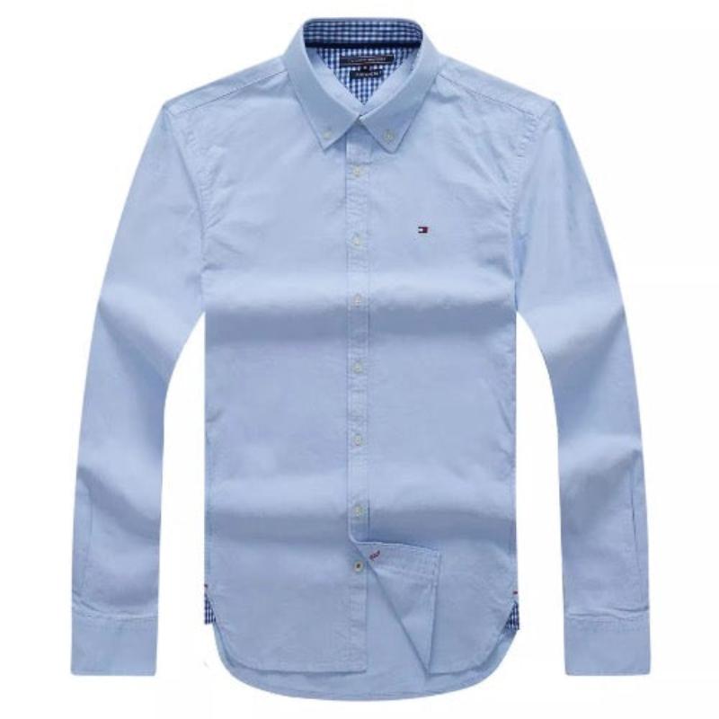 Importé - Tommy Chemise Oxford Pur Coton Homme Manches Longues
