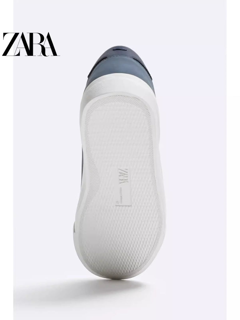 Importé  - ZARA NEW - Chaussure Homme Rétro Décontractées - Bleu Marine